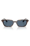 Ray Ban Ray-ban 53mm Pillow Sunglasses In Brown