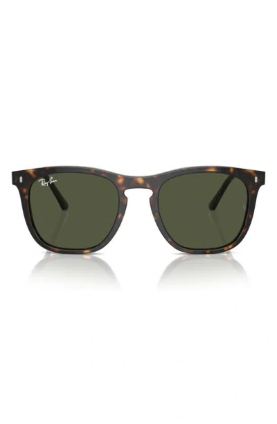 Ray Ban 53mm Polarized Square Sunglasses In Havana