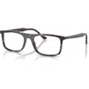 Ray Ban Ray-ban 53mm Rectangle Optical Glasses In Blue