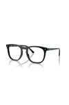 Ray Ban Ray-ban 53mm Square Optical Glasses In Black