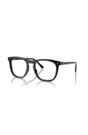 Ray Ban Ray-ban 53mm Square Optical Glasses In Black
