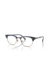 Ray Ban Ray-ban 53mm Square Optical Glasses In Blue