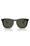 Ray Ban 53mm Square Sunglasses In Black
