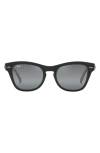 Ray Ban Ray-ban 53mm Square Sunglasses In Black