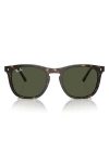 Ray Ban 53mm Square Sunglasses In Havana