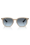 Ray Ban Ray-ban 54mm Gradient Round Sunglasses In Blue Grad