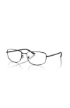 Ray Ban Ray-ban 54mm Irregular Optical Glasses In Brown