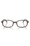 Ray Ban Ray-ban 54mm Irregular Optical Glasses In Havana