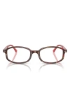 Ray Ban Ray-ban 54mm Irregular Optical Glasses In Violet
