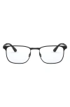 Ray Ban Rectangle-frame Glasses In Black
