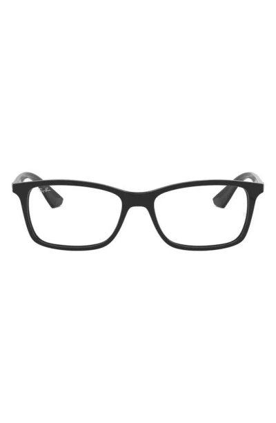 Ray Ban 54mm Optical Glasses In Top Black