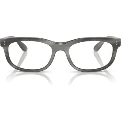 Ray Ban Ray-ban 54mm Pillow Optical Glasses In Brown Striped Green