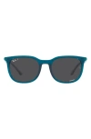 Ray Ban Ray-ban 54mm Polarized Pillow Sunglasses In Turquoise