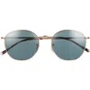 Ray Ban Ray-ban 54mm Polarized Round Sunglasses