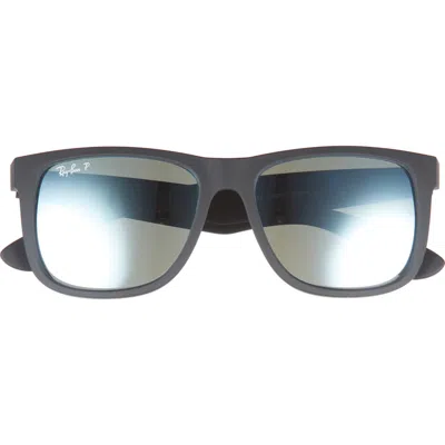 Ray Ban Ray-ban 54mm Polarized Square Sunglasses In Blue