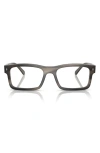Ray Ban Ray-ban 54mm Rectangular Optical Glasses In Havana Gradient