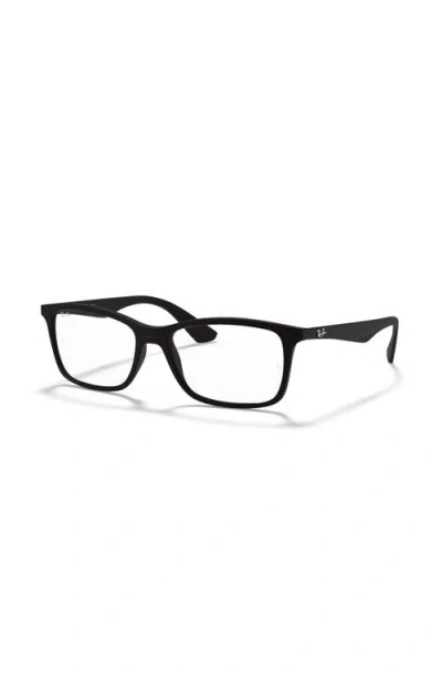 Ray Ban Ray-ban 54mm Square Optical Glasses In Black
