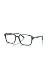 Ray Ban Ray-ban 54mm Square Optical Glasses In Blue