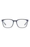 Ray Ban 54mm Square Optical Glasses In Blue