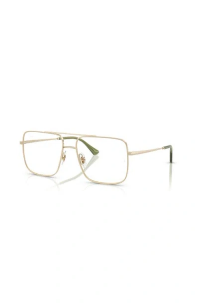 RAY BAN RAY-BAN 54MM SQUARE OPTICAL GLASSES