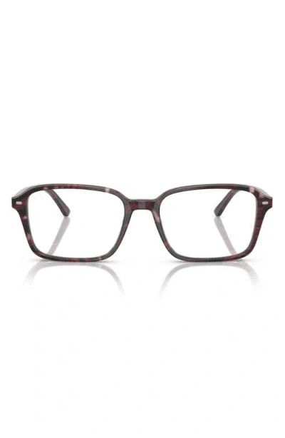 Ray Ban Ray-ban 54mm Square Optical Glasses In Violet