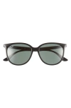 Ray Ban 54mm Square Sunglasses In Black