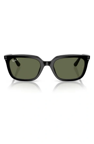 Ray Ban Ray-ban 54mm Square Sunglasses In Black