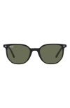 Ray Ban Ray-ban 52mm Square Sunglasses In Shiny Black