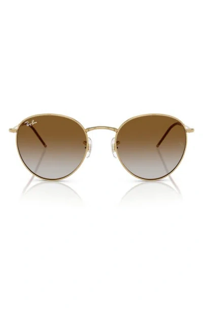 Ray Ban Ray-ban 55mm Gradient Phantos Sunglasses In Gold Flash