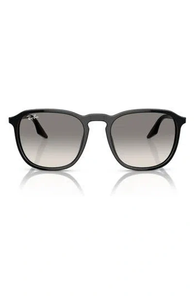 Ray Ban Ray-ban 55mm Gradient Square Sunglasses In Black