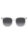 Ray Ban Ray-ban 55mm Gradient Square Sunglasses In Gray
