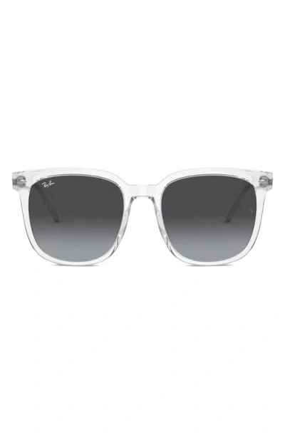 RAY BAN RAY-BAN 55MM GRADIENT SQUARE SUNGLASSES