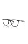 Ray Ban Ray-ban 55mm Irregular Optical Glasses In Black