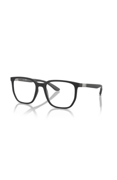 Ray Ban Ray-ban 55mm Irregular Optical Glasses In Black