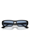 Ray Ban 55mm Pillow Sunglasses In Black