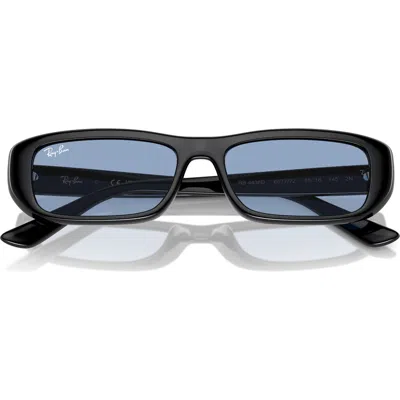 Ray Ban Ray-ban 55mm Pillow Sunglasses In Black/dark Grey