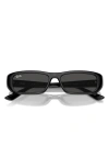 Ray Ban 55mm Pillow Sunglasses In Dark Grey