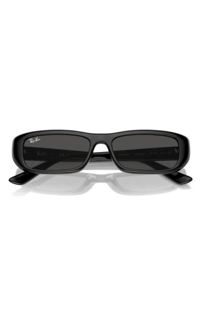 Ray Ban 55mm Pillow Sunglasses In Dark Grey