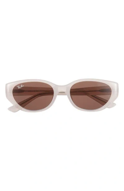Ray Ban Ray-ban 55mm Pillow Sunglasses In Opal Beige