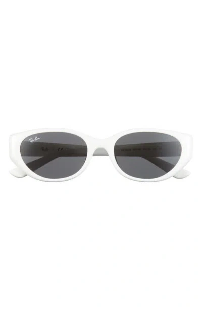 Ray Ban Ray-ban 55mm Pillow Sunglasses In White