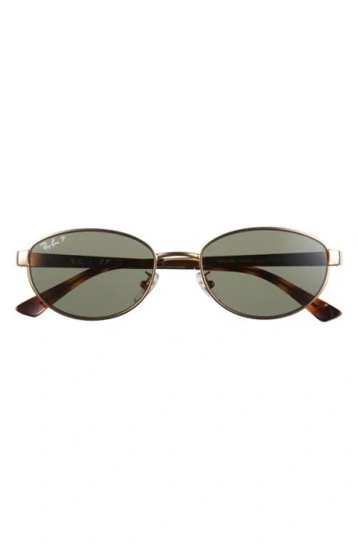 Ray Ban Ray-ban 55mm Polarized Oval Sunglasses In Multi