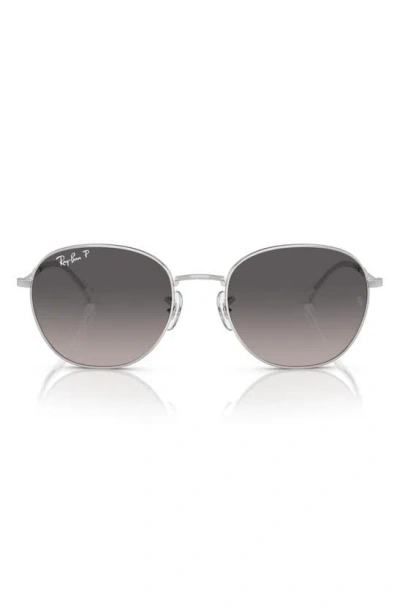Ray Ban 55mm Polarized Phantos Sunglasses In Silver