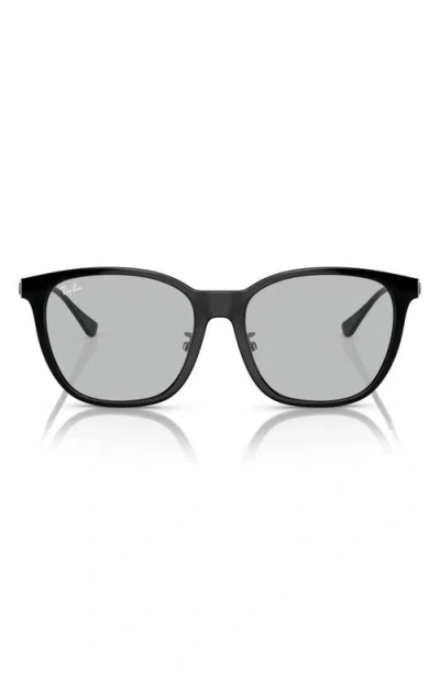 Ray Ban Ray-ban 55mm Square Sunglasses In Black
