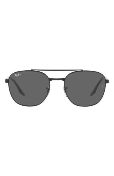 Ray Ban 55mm Square Sunglasses In Black