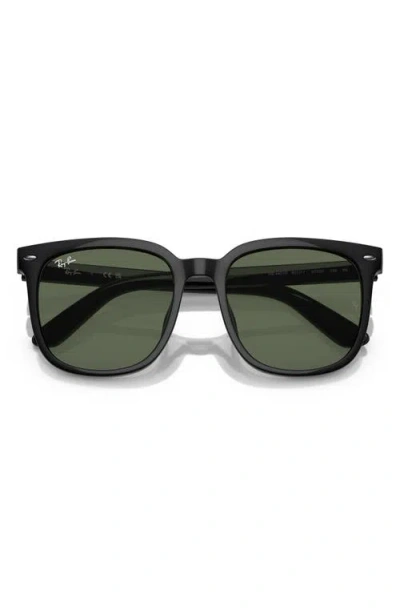 Ray Ban Ray-ban 55mm Square Sunglasses In Black