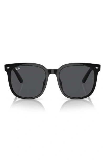 Ray Ban Ray-ban 55mm Square Sunglasses In Dark Grey