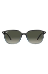 RAY BAN RAY-BAN 55MM SQUARE SUNGLASSES