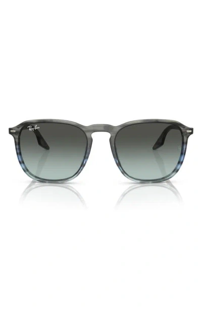 Ray Ban 55mm Square Sunglasses In Grey Gradient