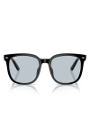 Ray Ban Ray-ban 55mm Square Sunglasses In Light Blue