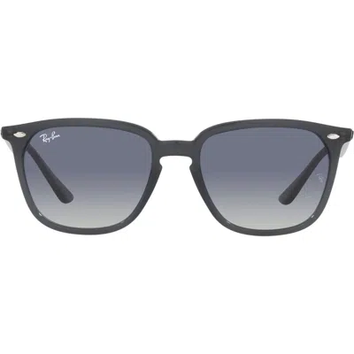 Ray Ban Ray-ban 55mm Square Sunglasses In Opal Grey/grey Dark Blue